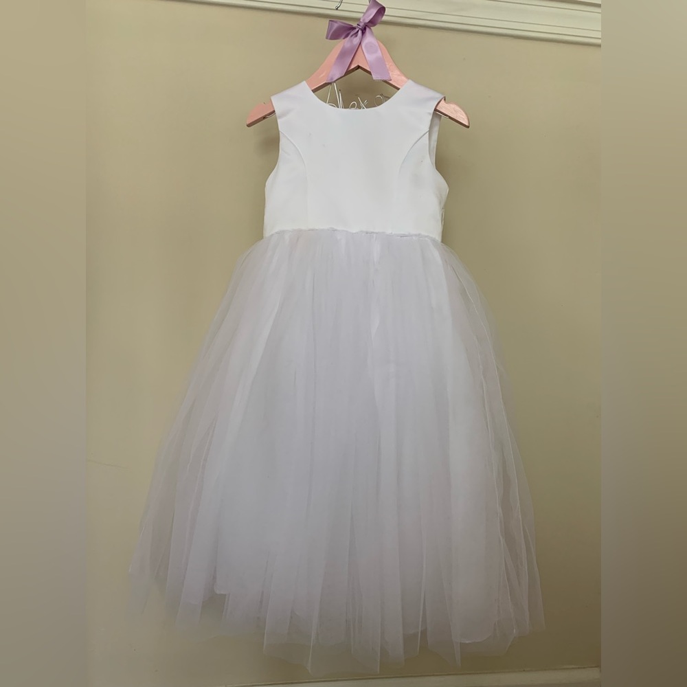 White Flower Girl Dress Size 4 Sweet Kids USA